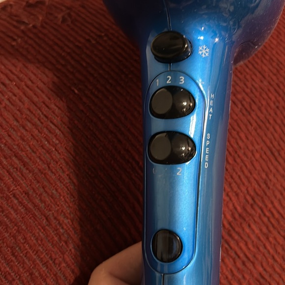 Hot Tools Blue Professional Hair Dryer Model HTBL01 - Picture 2 of 7